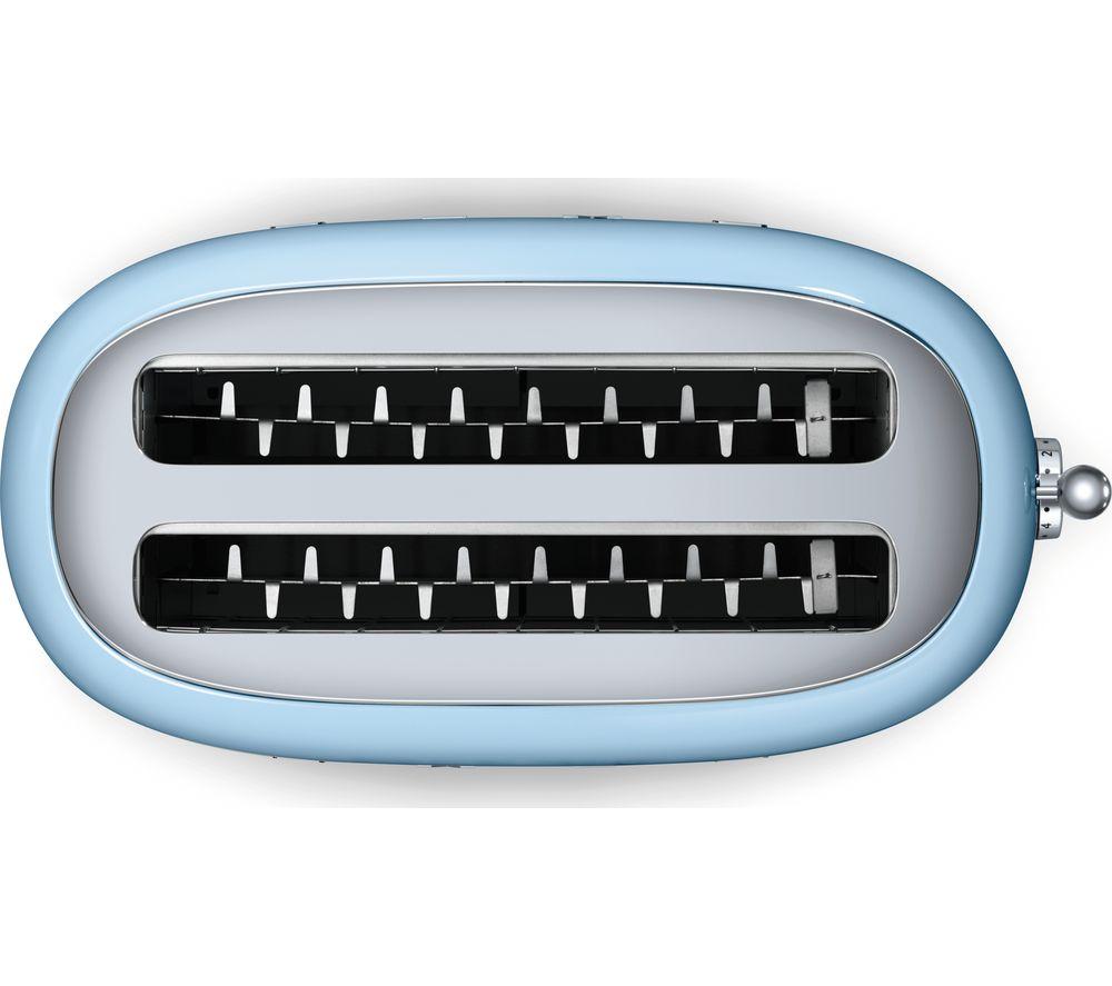 SMEG TSF02PBUK 4-Slice Toaster - Pastel Blue image number 7 of 9