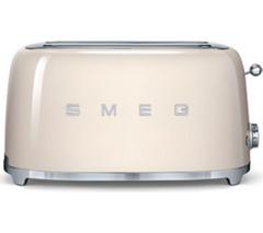 SMEG TSF02CRUK 4-Slice Toaster - Cream