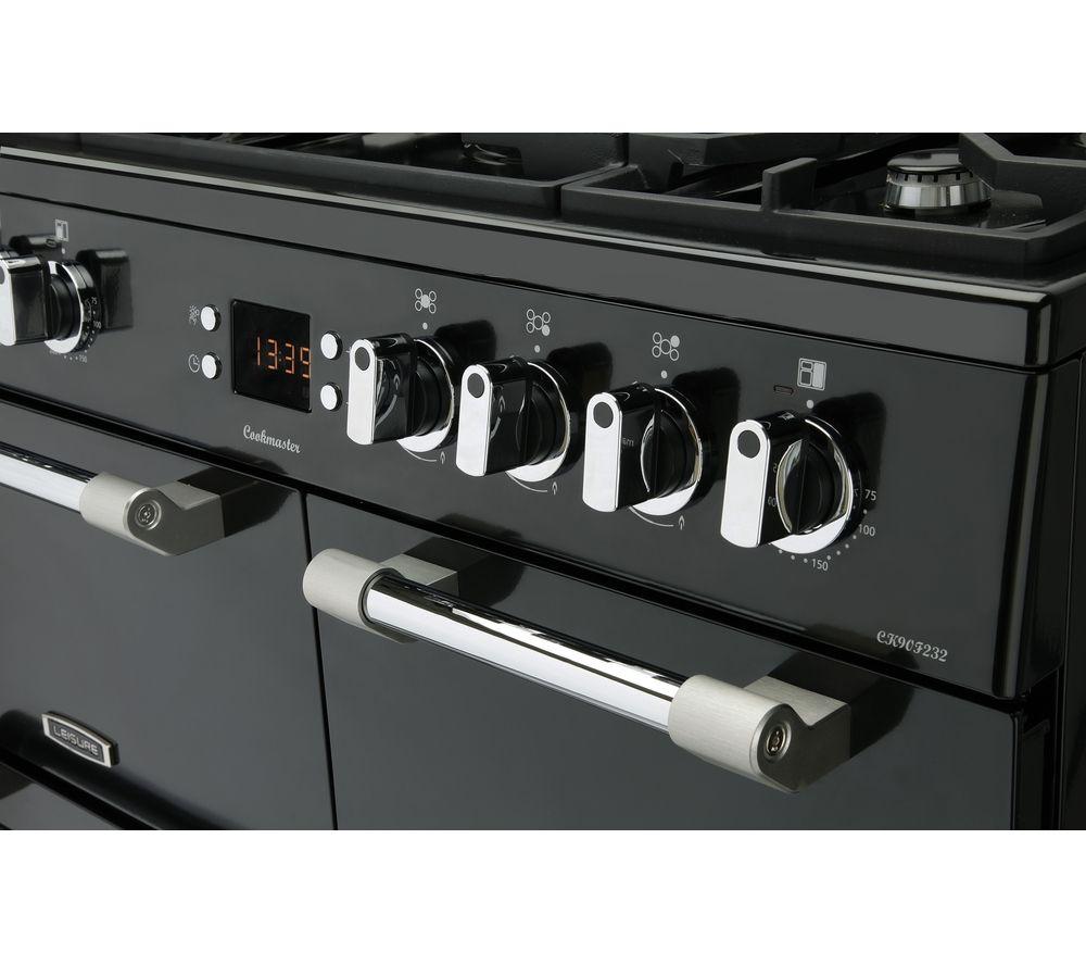 LEISURE Cookmaster CK90F232K 90 cm Dual Fuel Range Cooker - Black image number 3 of 20