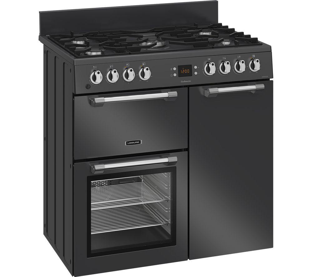 LEISURE Cookmaster CK90F232T 90 cm Dual Fuel Range Cooker – Anthracite, Black