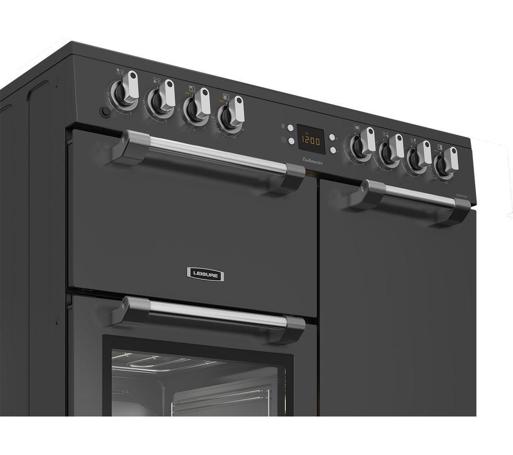 LEISURE Cookmaster CK90F232T 90 cm Dual Fuel Range Cooker - Anthracite image number 2 of 5