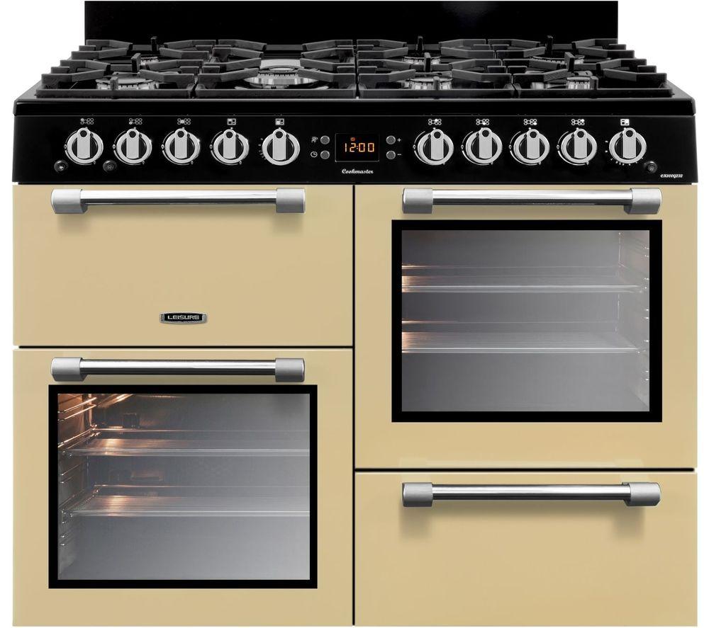 LEISURE Cookmaster CK100G232C 100 cm Gas Range Cooker – Cream, Cream