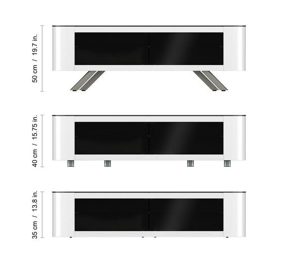 AVF Bay 1500 mm TV Stand - White image number 3