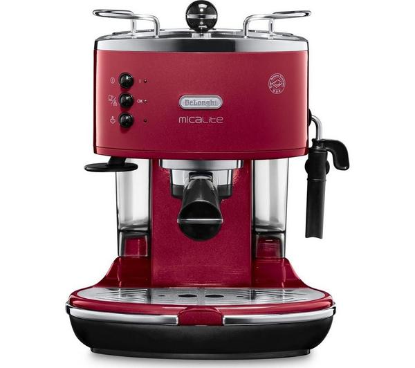 DELONGHI Icona Micalite ECOM 311.R Coffee Machine - Red image number 0