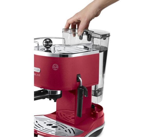 DELONGHI Icona Micalite ECOM 311.R Coffee Machine - Red image number 3