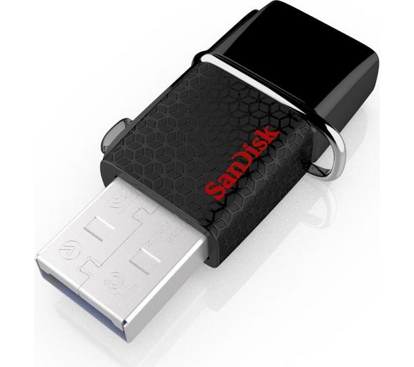 SANDISK Ultra USB 3.0 Dual Memory Stick - 64 GB, Black image number 0