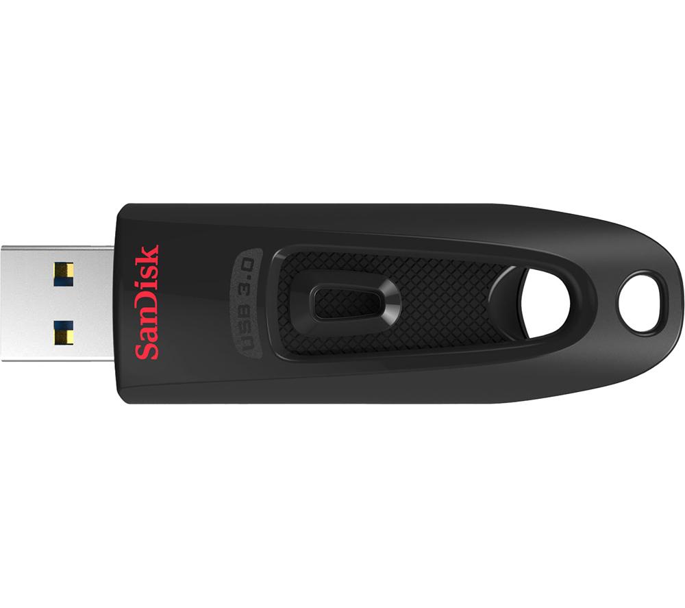 SANDISK Ultra USB 3.0 Memory Stick - 128 GB, Black