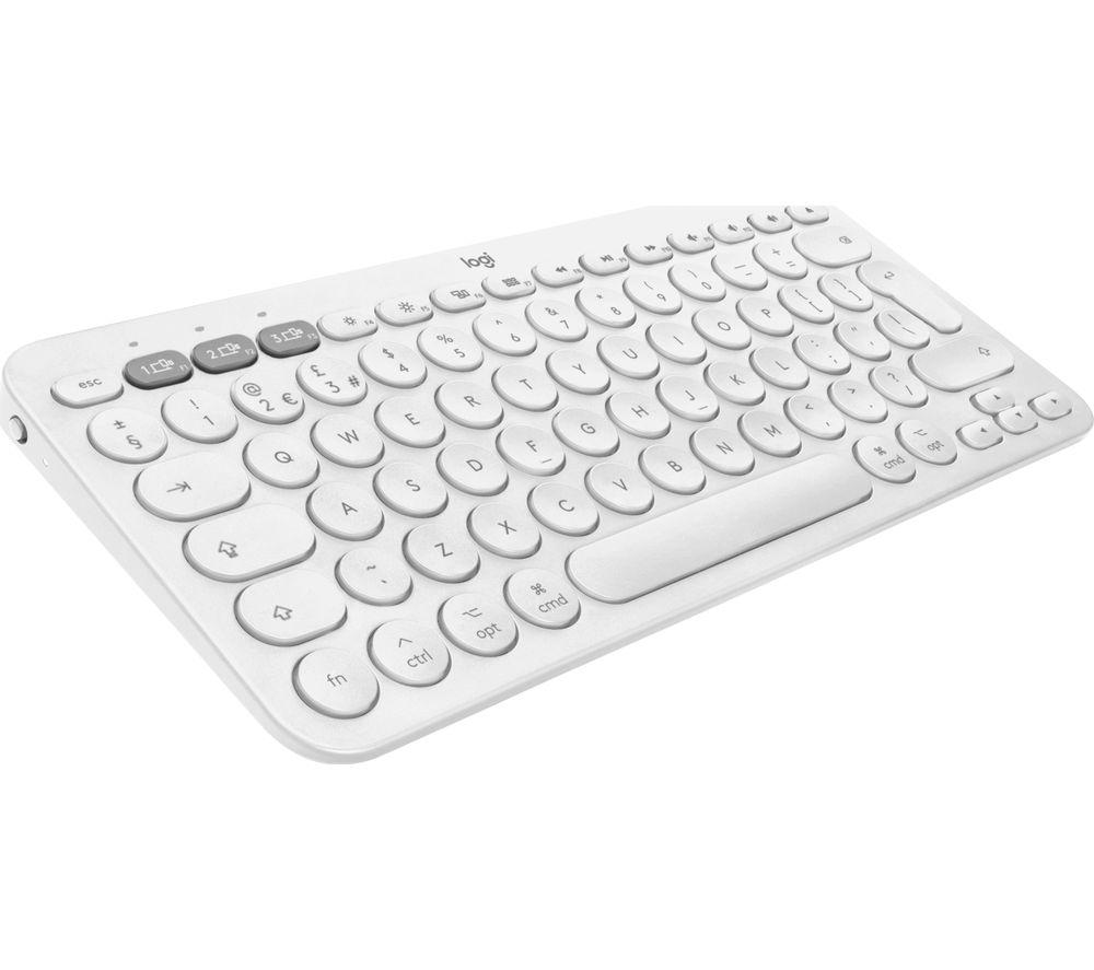 Image of LOGITECH K380 Wireless Keyboard - White