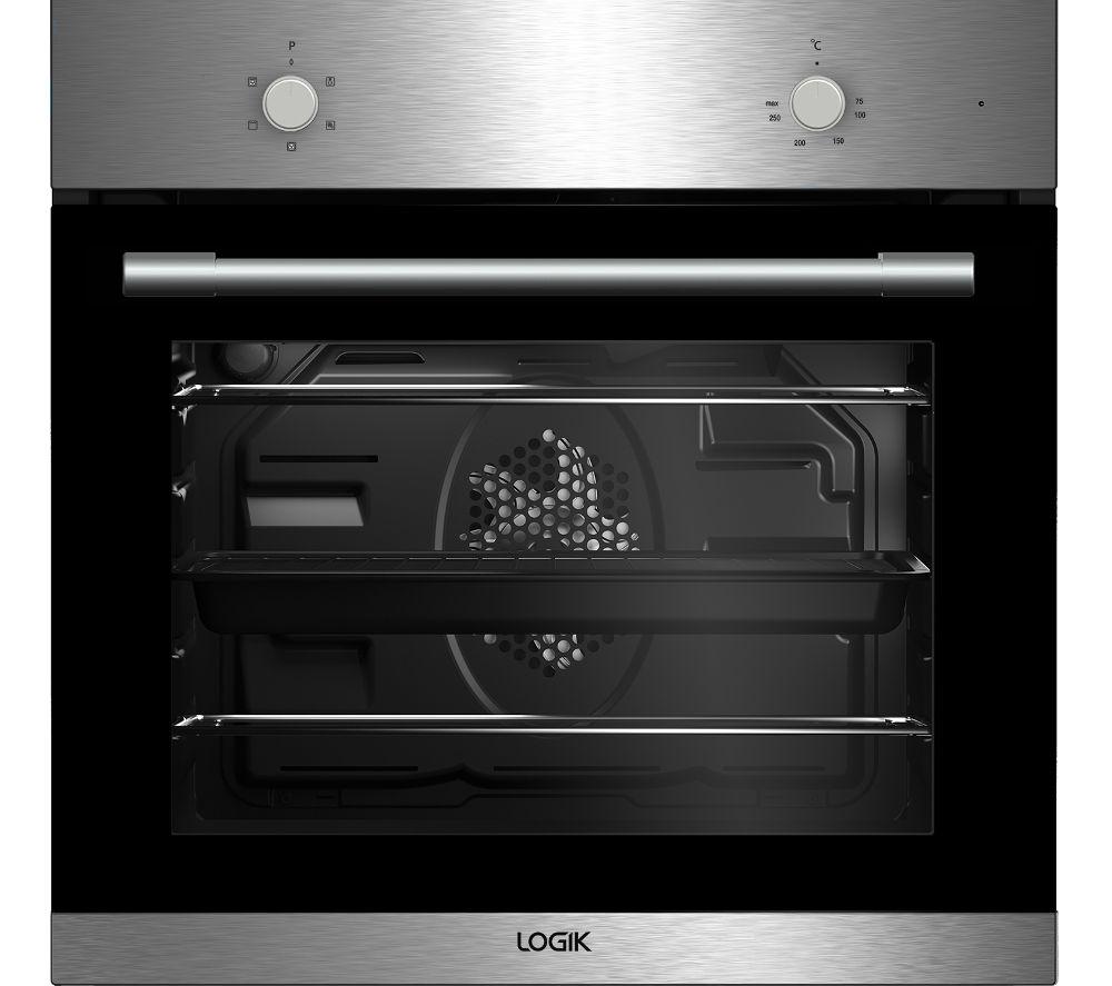 LOGIK LBFANX16 Electric Oven - Stainless Steel, Stainless Steel