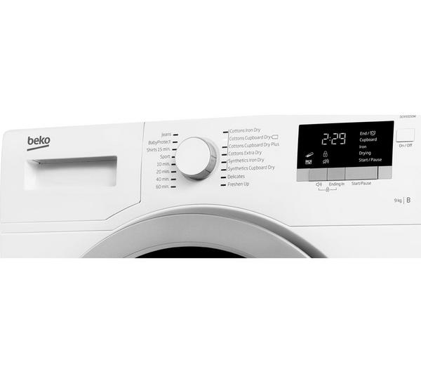 BEKO Pro DCX83120W 8 kg Condenser Tumble Dryer - White image number 3