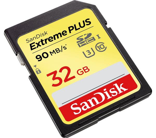 SANDISK Extreme Plus Class 10 SDXC Memory Card - 128 GB image number 2