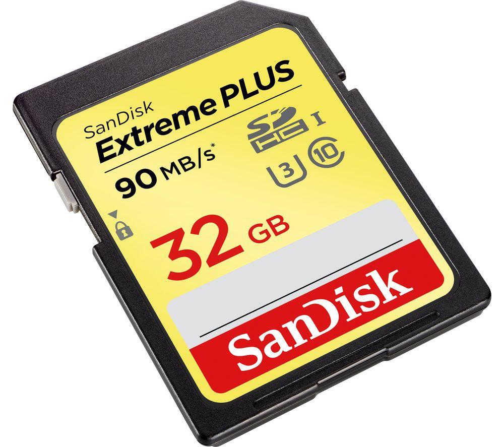 Buy Sandisk Extreme Plus Ultra Performance Class 10 Sdhc Memory Card 32 Gb Currys