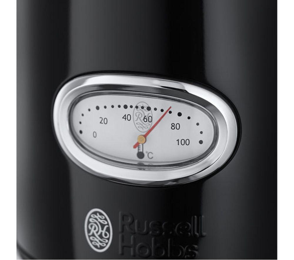 Russell hobbs hot sale retro kettle black