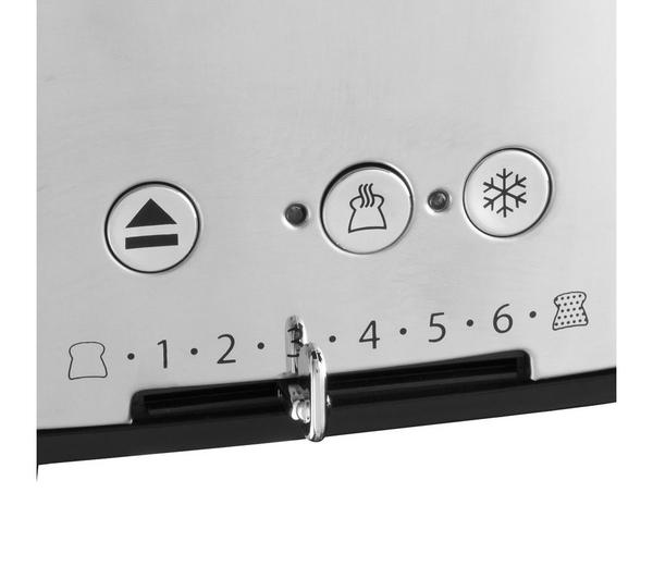 RUSSELL HOBBS Retro 21695 4-Slice Toaster - Silver image number 5
