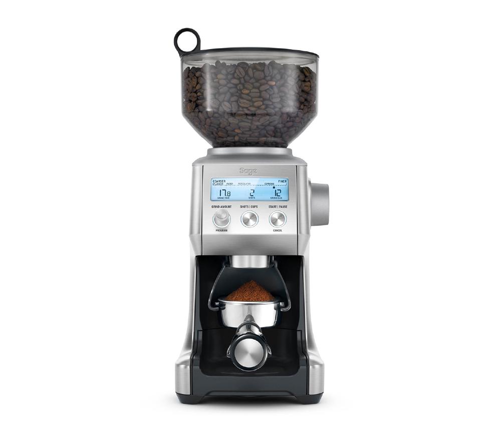 SAGE BCG820BSSUK Smart Grinder Pro - Silver, Silver/Grey