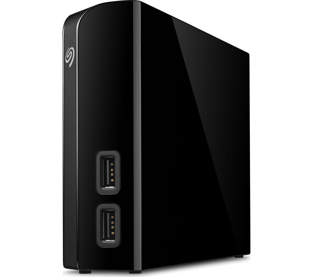 Image of SEAGATE Backup Plus External Hard Drive - 8 TB, Black, Black