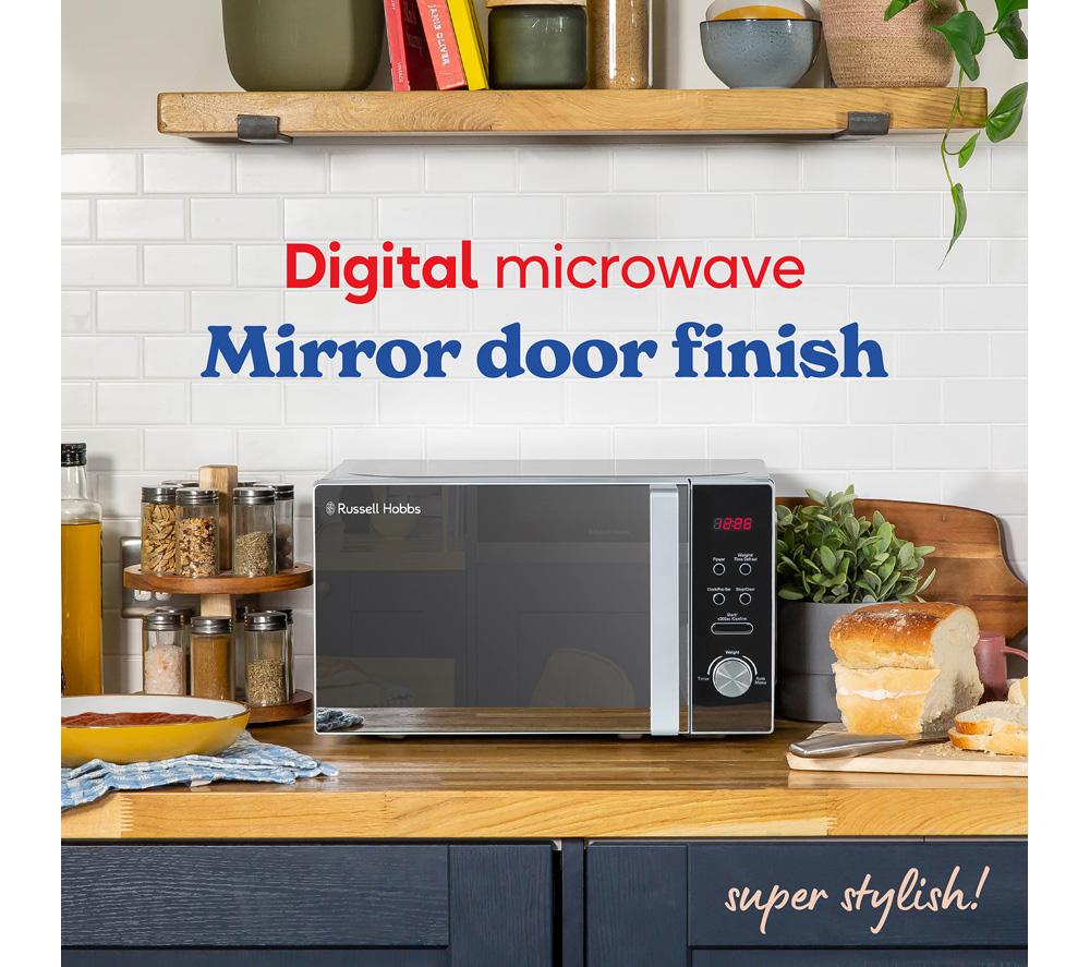 RUSSELL HOBBS RHM2076S Solo Microwave - Silver image number 4 of 10