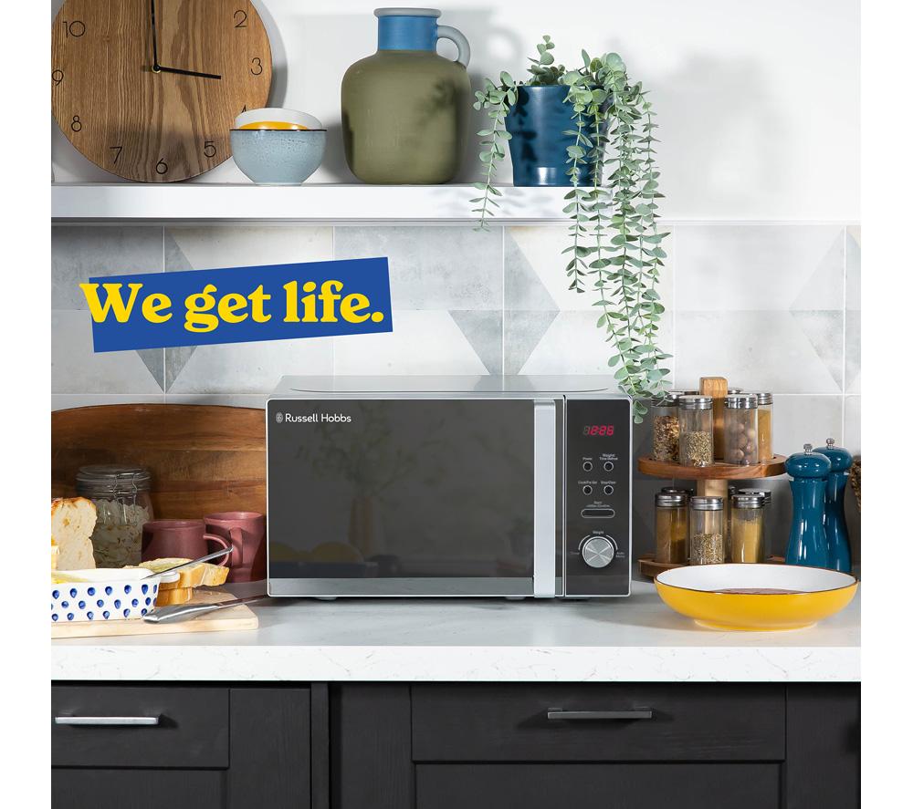 RUSSELL HOBBS RHM2076S Solo Microwave - Silver image number 9 of 10