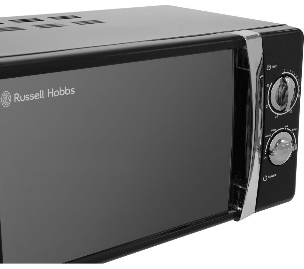 RUSSELL HOBBS RHMM701B Compact Solo Microwave - Black image number 3 of 6