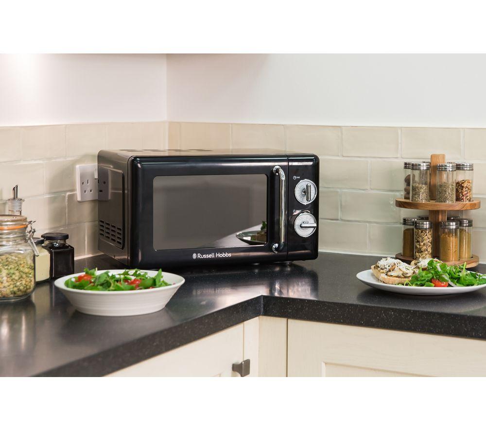 RUSSELL HOBBS RHRETMM705B Solo Microwave - Black image number 2 of 5
