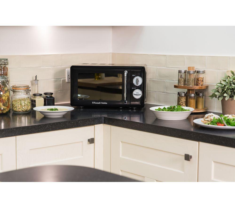 RUSSELL HOBBS RHRETMM705B Solo Microwave - Black image number 4 of 5