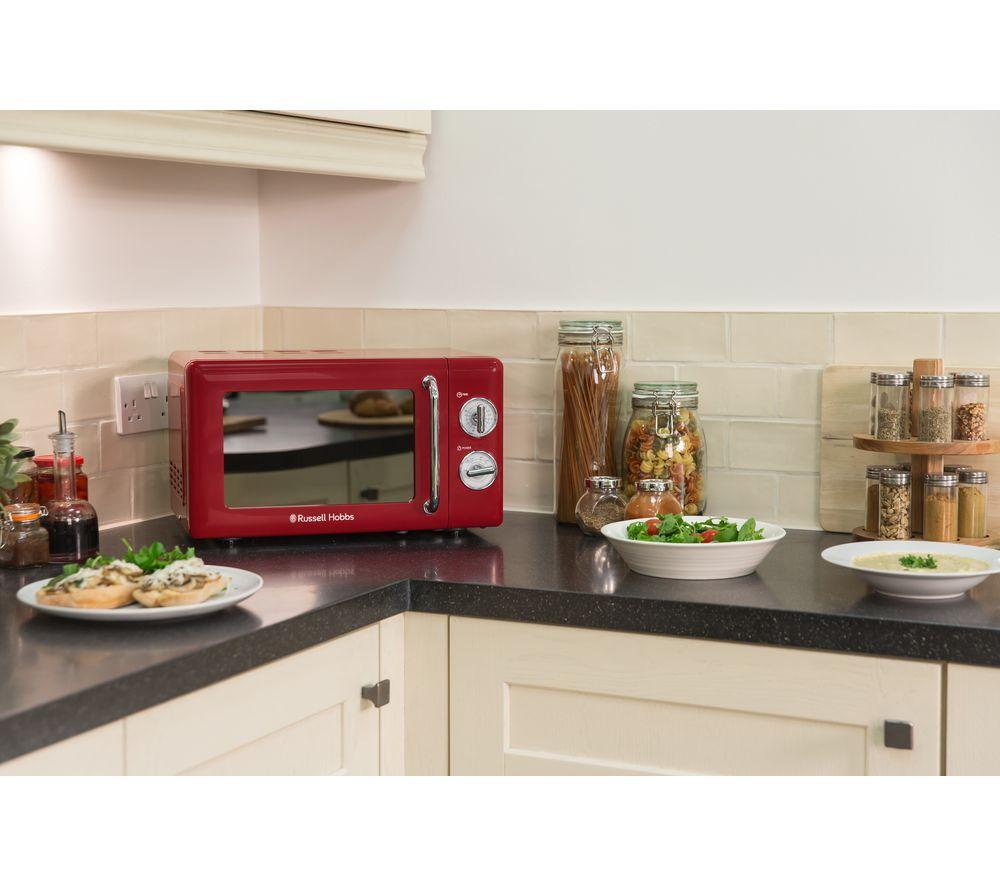 RUSSELL HOBBS RHRETMM705R Solo Microwave - Red image number 4 of 5