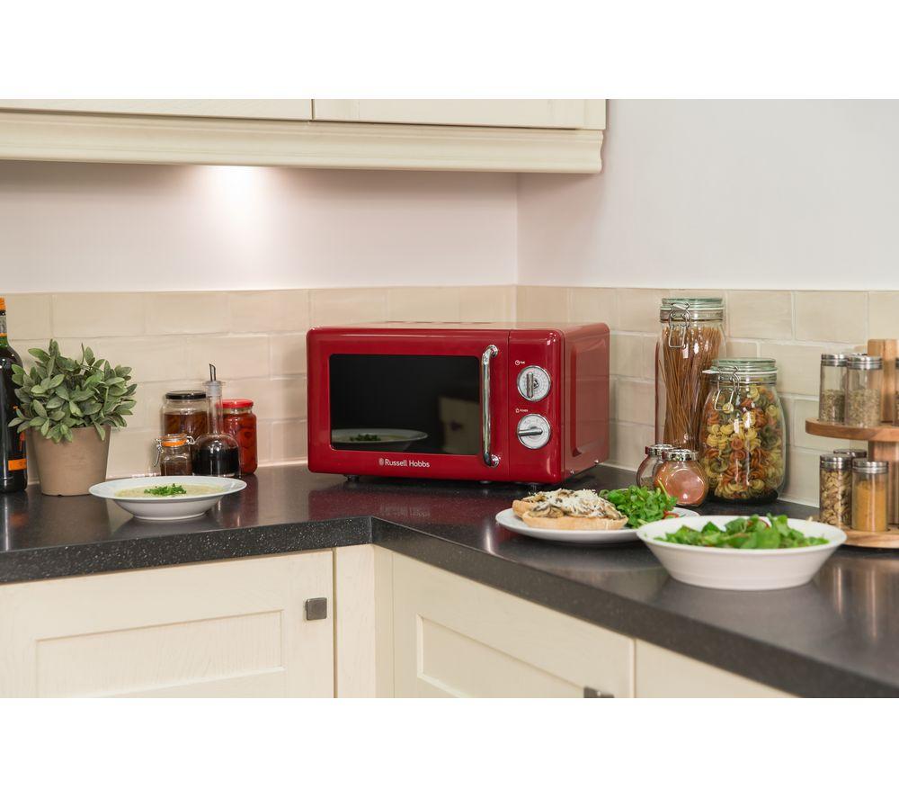 RUSSELL HOBBS RHRETMM705R Solo Microwave - Red image number 5 of 5