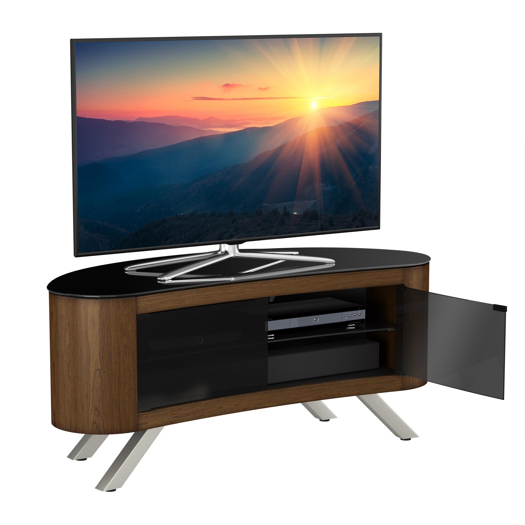 AVF Affinity Bay 1150 mm TV Stand for up to 55" TVs - Walnut image number 2 of 7