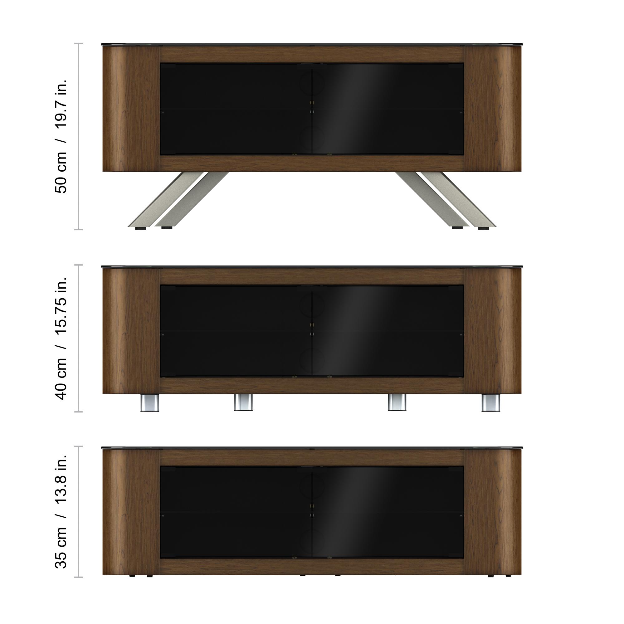 AVF Affinity Bay 1150 mm TV Stand for up to 55" TVs - Walnut image number 4 of 7