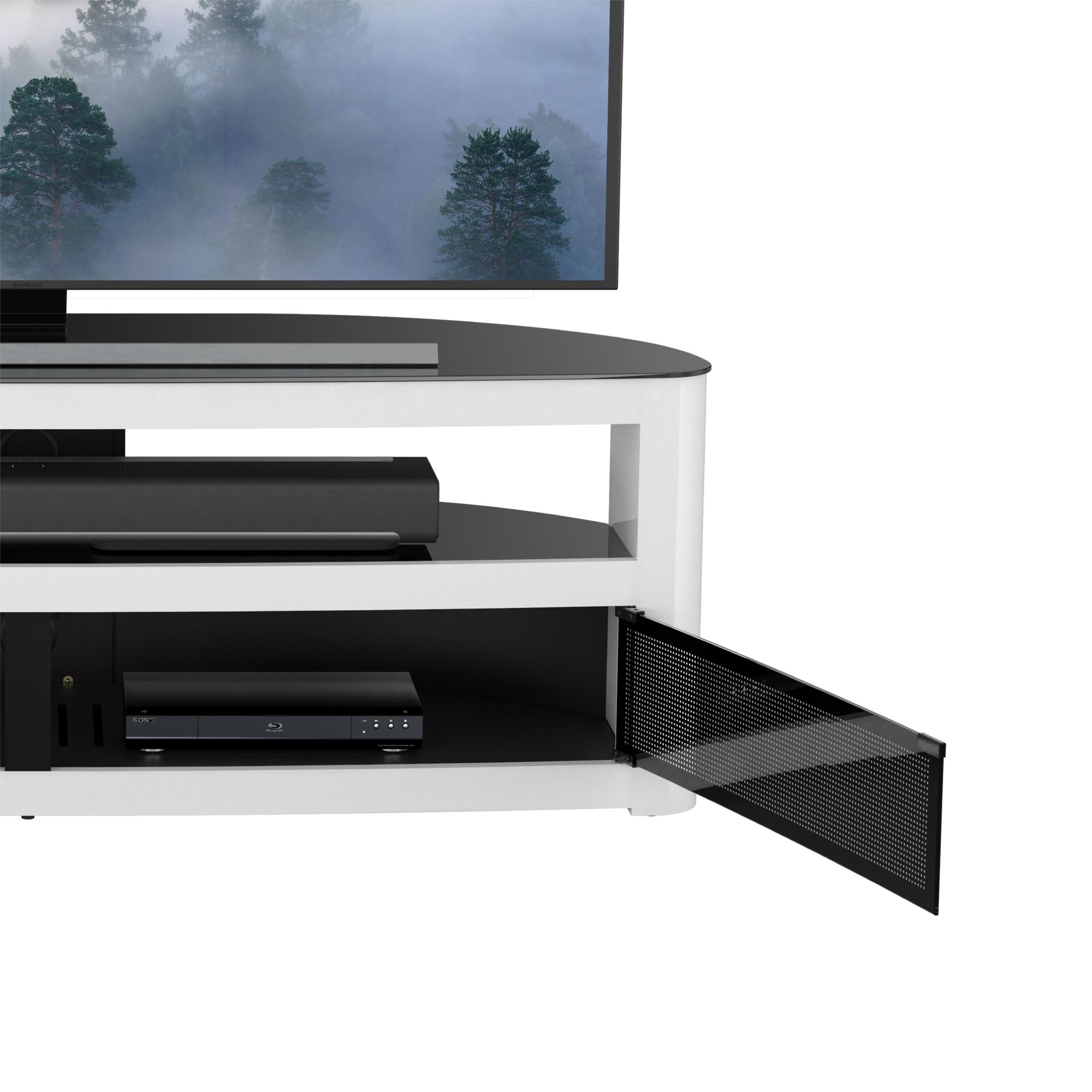 AVF Affinity Burghley Plus FS15BURXGW 1500 mm TV Stand for up to 70" TVs - White image number 4 of 7