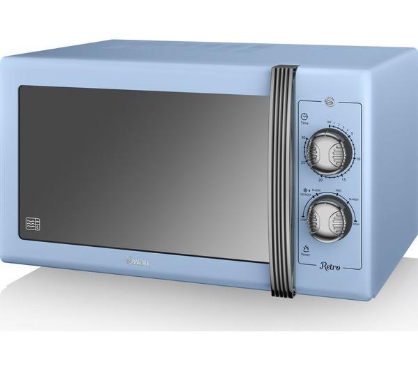SWAN Retro SM22070BLN Solo Microwave - Blue image number 0