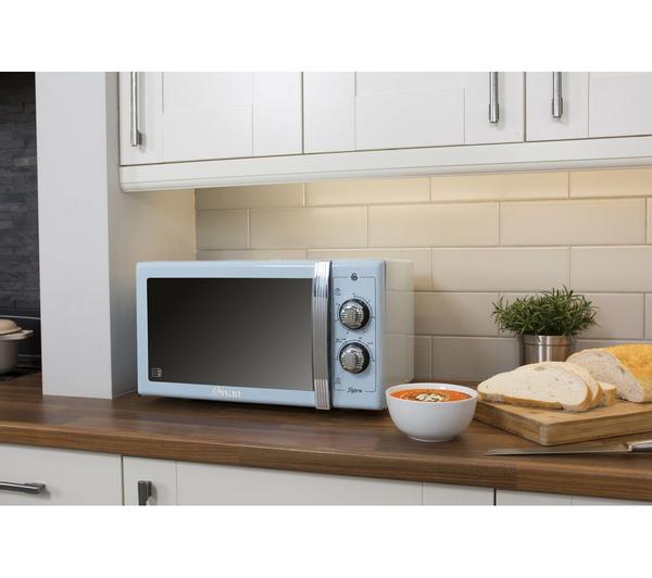 SWAN Retro SM22070BLN Solo Microwave - Blue image number 3