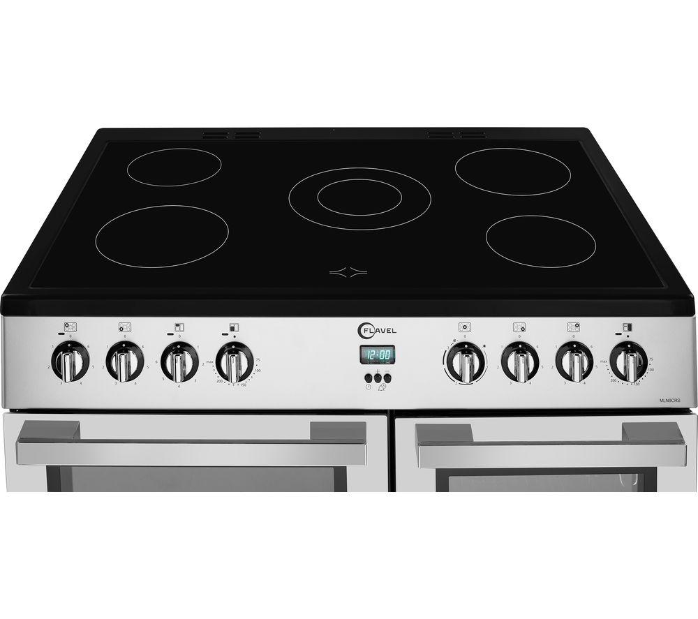 FLAVEL MLN9CRS 90 cm Electric Range Cooker - Silver image number 5 of 7