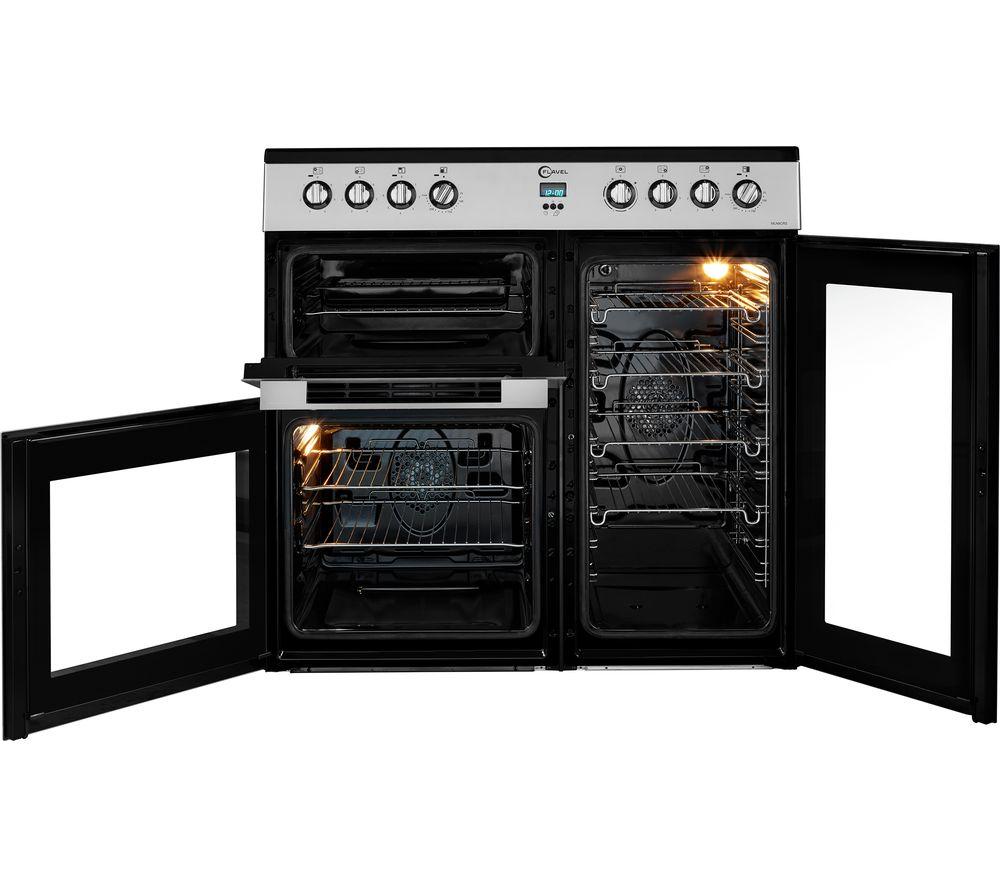 FLAVEL MLN9CRS 90 cm Electric Range Cooker - Silver image number 6 of 7
