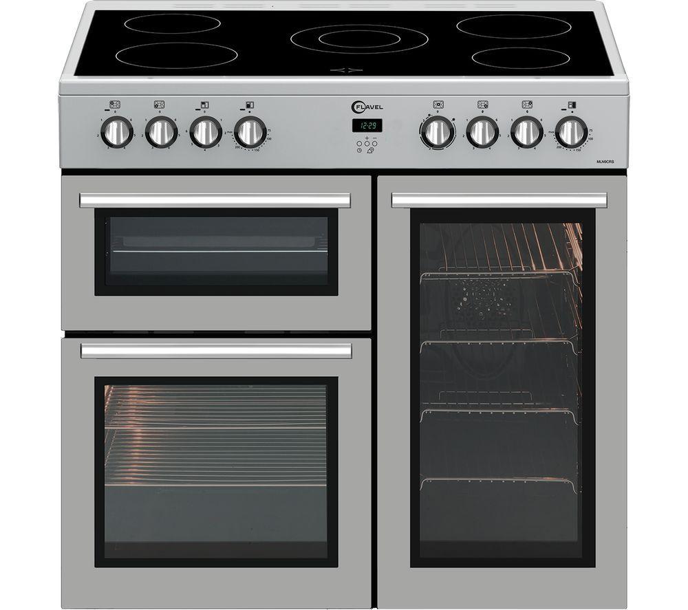 FLAVEL MLN9CRS 90 cm Electric Range Cooker - Silver image number 7 of 7