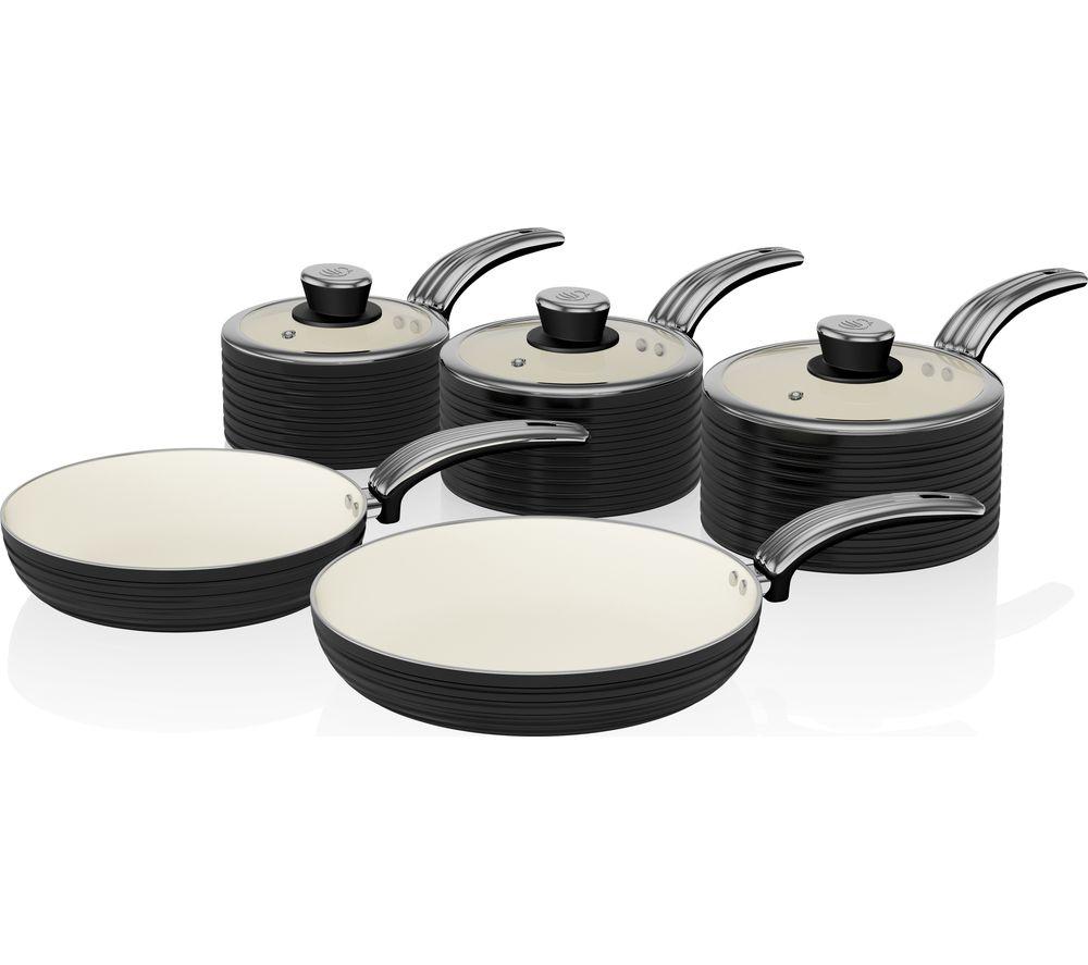 Swan Retro SWPS5020BN 5-piece Non-Stick Pan Set review | 9.8 / 10