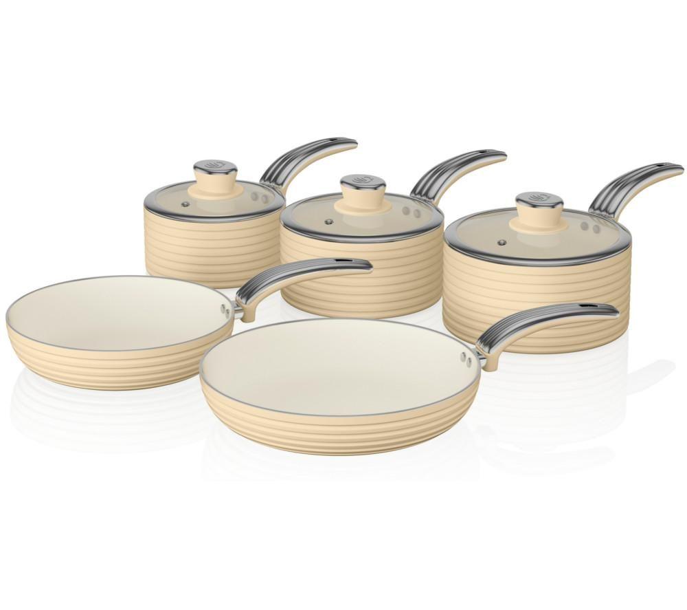 Swan Retro 5-piece Non-stick Pan Set review