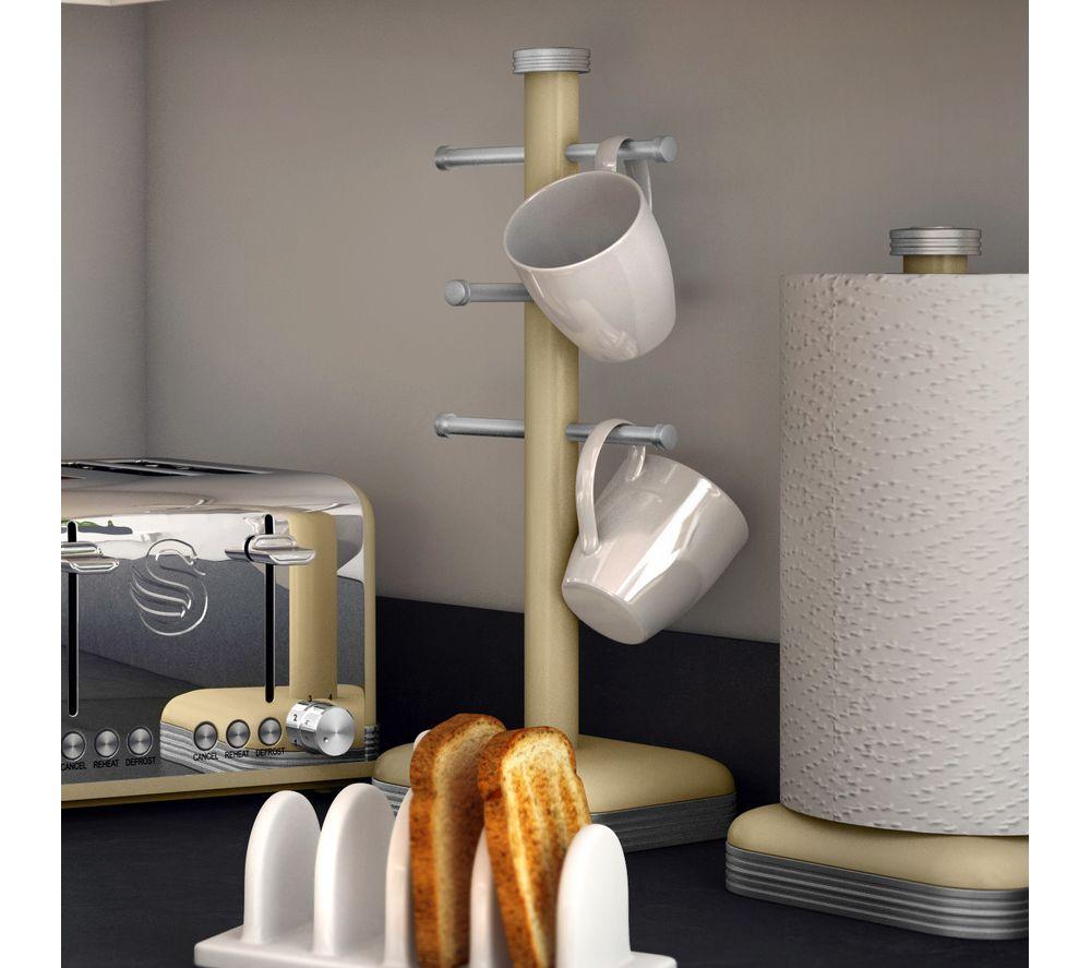 Swan mug tree online and kitchen roll holder