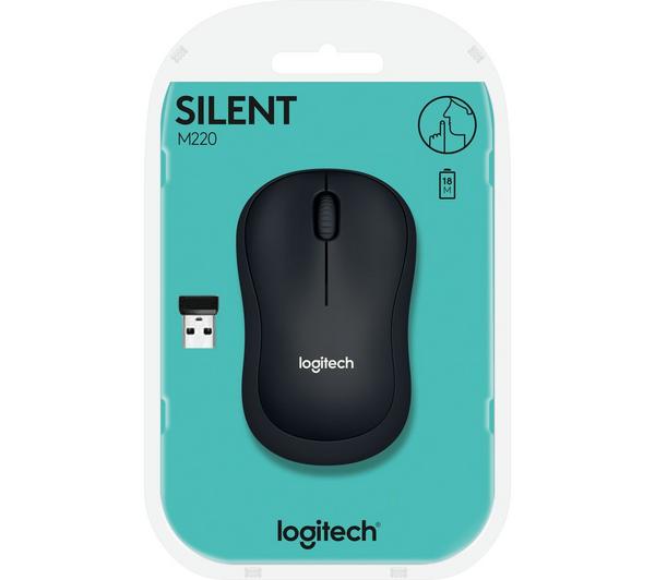 LOGITECH M220 Silent Wireless Optical Mouse - Charcoal image number 8