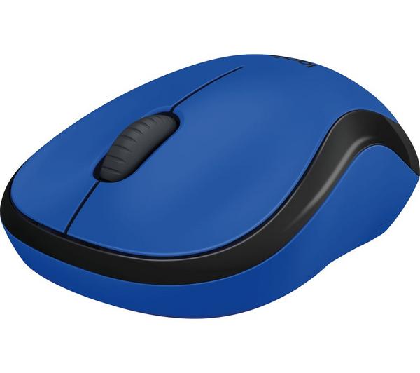 LOGITECH M220 Silent Wireless Optical Mouse - Blue image number 0