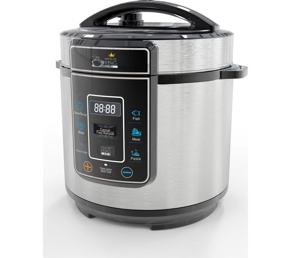 Buy PRESSURE KING Pro Digital Multicooker Chrome Currys