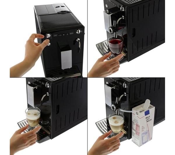 MELITTA Caffeo Solo & Perfect Milk E 957-101 Bean to Cup Coffee Machine - Black image number 4