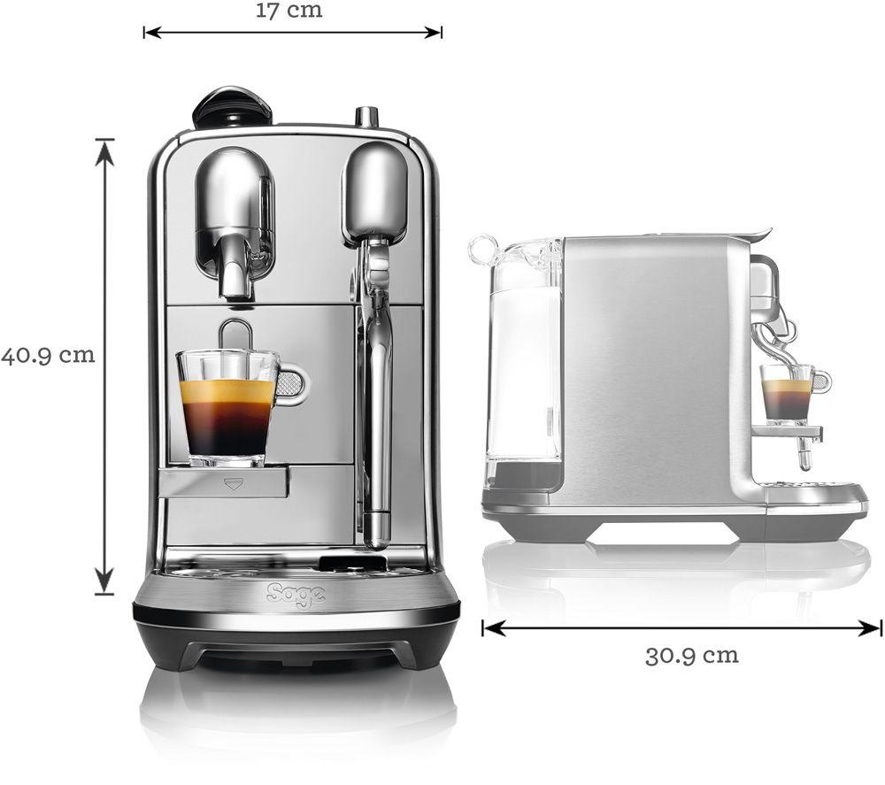 NESPRESSO by Sage Creatista Plus BNE800BSS Coffee Machine - Stainless Steel image number 8 of 10