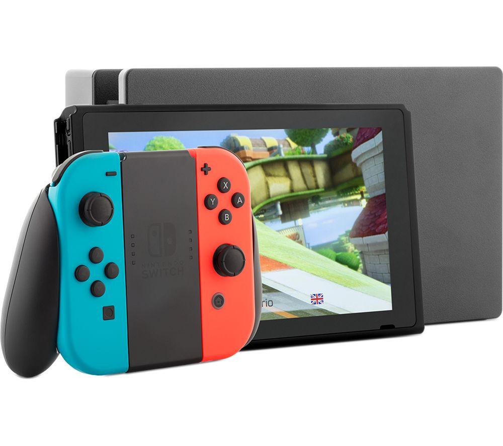 NINTENDO Switch - Neon Red & Blue - image 30