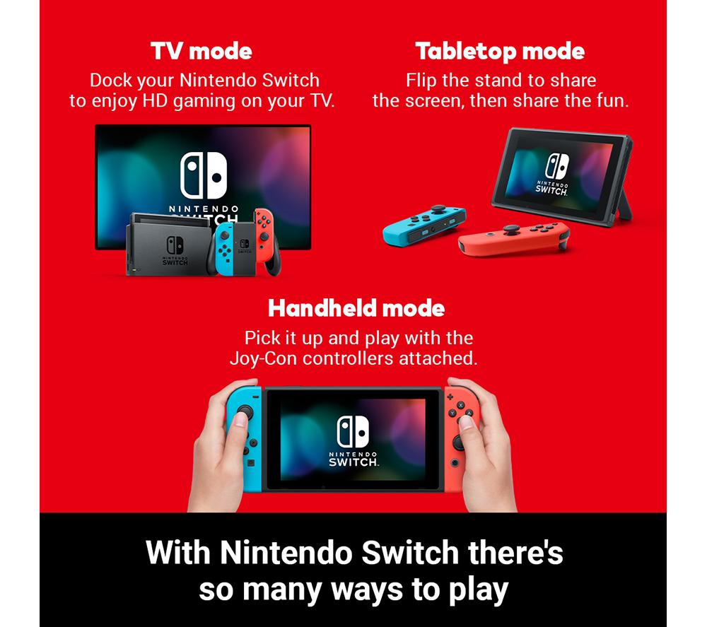 NINTENDO Switch - Neon Red & Blue