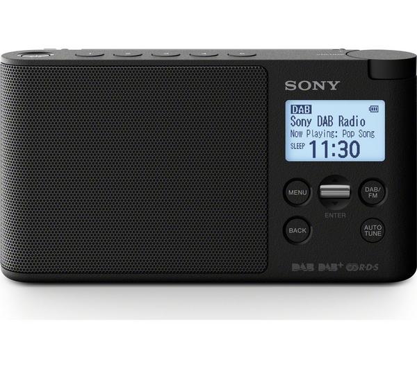 SONY XDR-S41D Portable DAB+/FM Clock Radio - Black image number 3