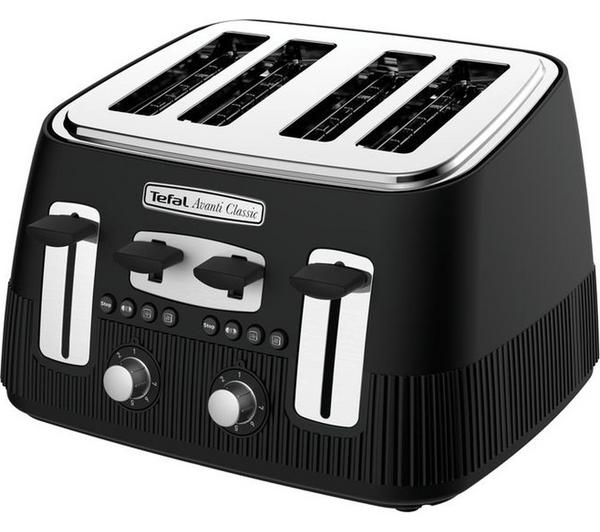 TEFAL Avanti Classic TT780N40 4-Slice Toaster - Matte Black image number 0