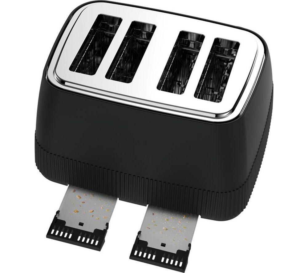 TEFAL Avanti Classic TT780N40 4-Slice Toaster - Matte Black image number 8 of 9