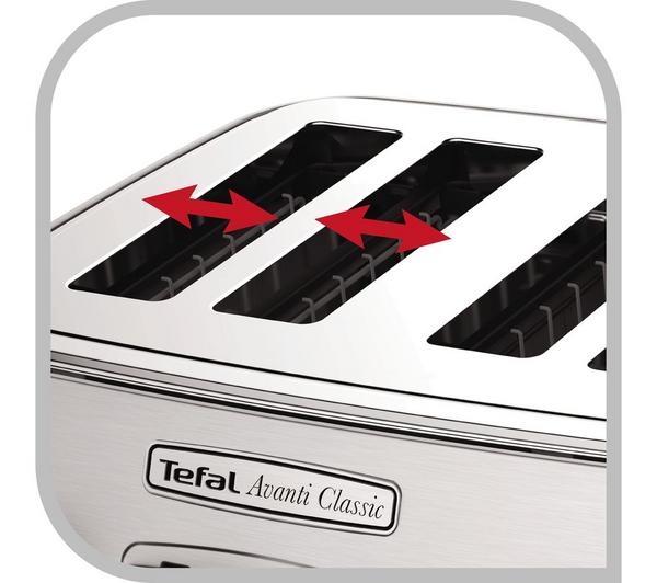 TEFAL Avanti Classic TT780F40 4-Slice Toaster - Copper image number 4