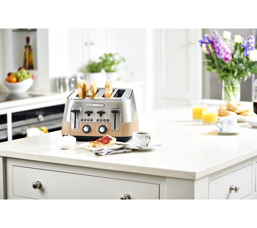 TEFAL Avanti Classic TT780F40 4-Slice Toaster - Copper image number 14 of 15